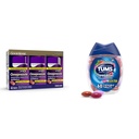 GoodSense Omeprazol tabletten 14 Tellen (3 Verpakking) en TUMS Chewy Bites Antacida tabletten 60 Tellen