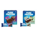 Pure Protein 12 Count Galactic Brownie & Chocolate Mint Cookie Protein Bars Bundle | 20g & 19g High Protein | Gluten Free | Pre & Post Workout | Low Sugar