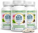 Vital Hair Complex - Hair Growth Vitamines voor vrouwen en mannen -Biotine en vitamine B - Hair Growth Supplement voor gezonde haarhuid & Nails -Hormone & Glutenvrij -Haar Vitaminen voor vrouwen