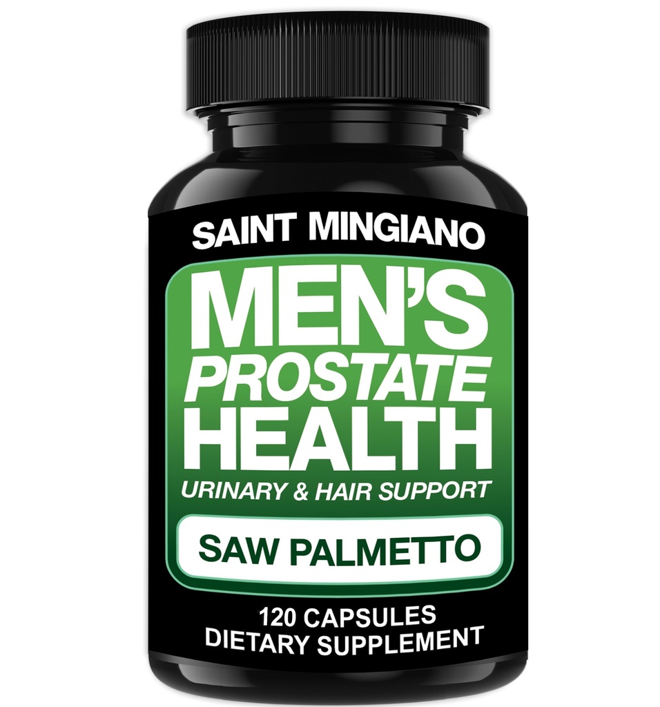 Mannen Prostaat Gezondheid Supplement - 120 Capsules van Geavanceerde Prostaat Ondersteuning voor mannen met Saw Palmetto, ondersteuning van urinefunctie en haar gezondheid . 3 maanden levering van supplementen