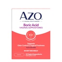 AZO® Boric Acid Vaginale Suppositorieën, helpt ondersteuning Odor Control en intieme gezondheid met klinisch bestudeerd Boric Acid, Non-GMO, 30 Tellen
