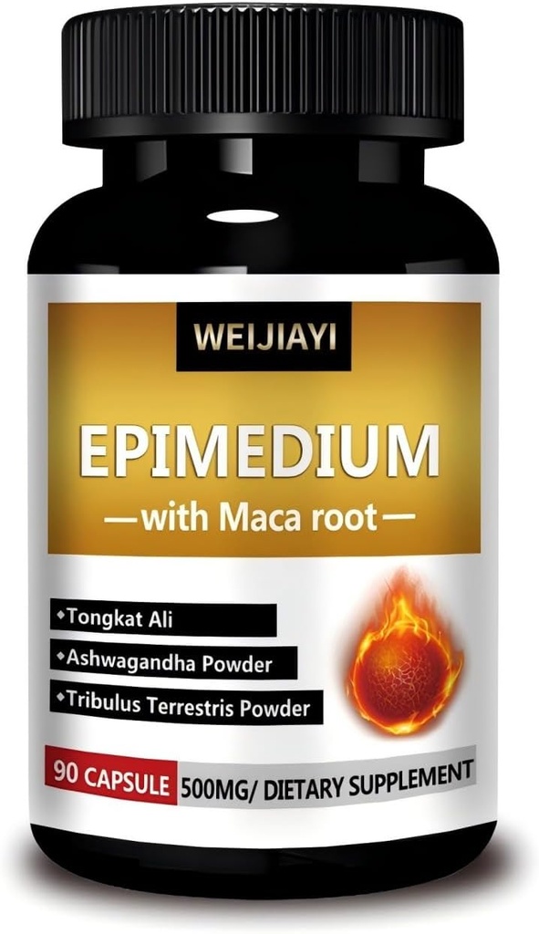 Epimedium kan verbeteren mannelijke seksuele functie - Super Epimedium, met 500 milligram per portie, gecombineerd met extracten van Dongge Ali, Saw Palm, Ginseng, en Black maca Root,...