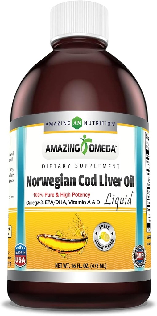 Verbazingwekkende Omega Norwegian Liquid Fish Oil 