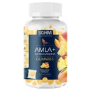 SOHM Amla et Ashwagandha Gummies, emballés individuellement, soutient la santé immunitaire saine, réduit les infections -Ashwagandha Gummies pour les femmes et les hommes Végétarien(Pineapple,Mango)
