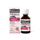 Robitussin Vlierbes Hoest + Borstcongestie DM Kinderen Hoest Geneeskunde, Borstcongestie Verlichting en Hoest Siroop - 4 Fl Oz