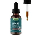 Animal Essentials Heart Health for Dogs & Cats - Supplément de soutien cardiovasculaire, Coeur en santé, Berry Hawthorn biologique, Teinture à base de plantes - 2 Fl Oz