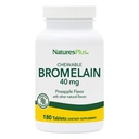 Natures Plus Kauwbare Bromelain - 40 mg - Natural Proteolytische Enzyme Supplement - 180 Kauwtabletten (180 Servings)