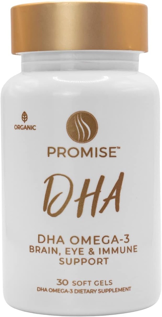 Beloof Prenatale DHA - Pharmaceutical Grade Omega-3 DHA (3 maanden Supply) Once-Daily Aardbei Flavored softgel met 290 mg DHA. Alle natuurlijke prenatale DHA voor baby's hersenen en oogontwikkeling