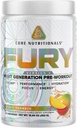 Core Nutritionals Fury V2: Pre-Workout Powder to Maximize Performance in The Gym W/Zum-XR® Cafeïne, L-CItruline en Alpha GPC (40 scoops) (Tropische Thunder)