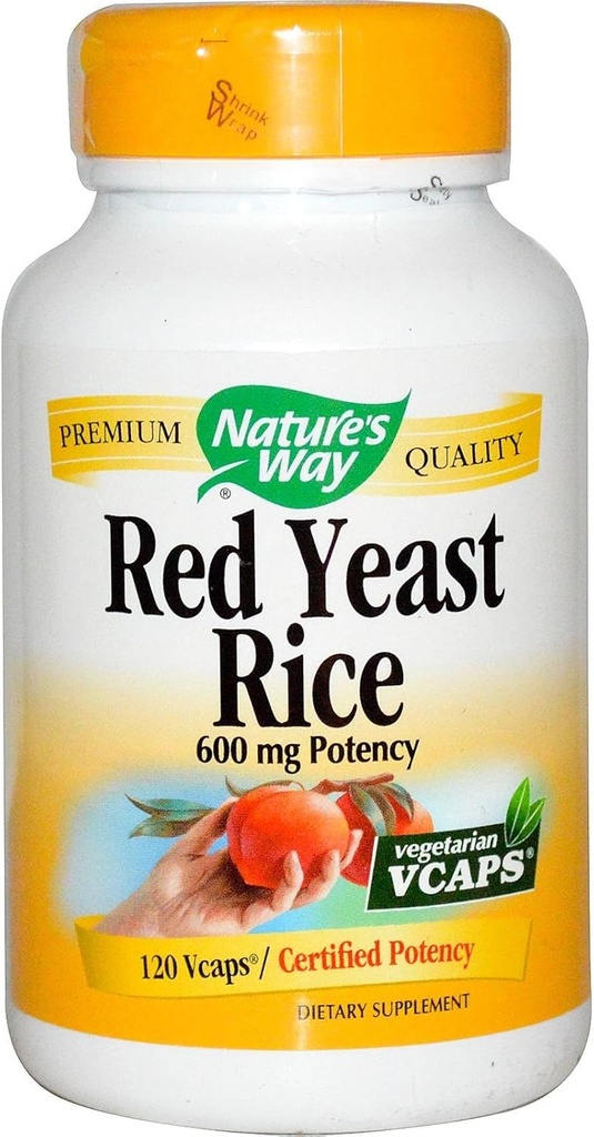 Nature's Way Red Gist Rice, 500mg 120 Vegetarische Capsules