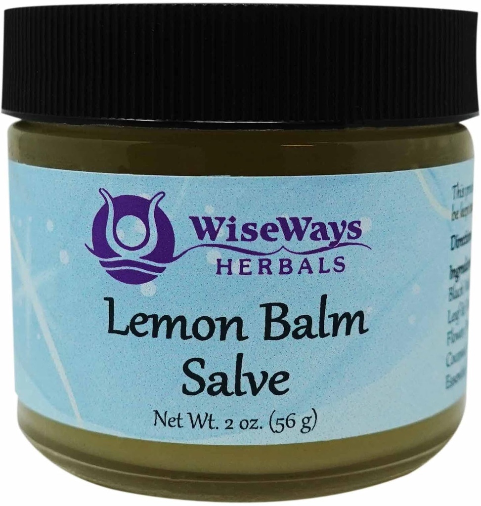 WiseWays Kruiden: Salves voor natuurlijke huidverzorging, Lemon Balm Salve 2 oz