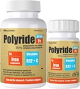 Ultra Polysaccharide supplément de fer complexe 350 Mg - Soutien énergétique avec le fer - Traiter l'anémie de carence en fer - 125 mg de vitamine C et 1000 mcg de vitamine B12-100 Capsules