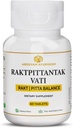 Dr. Pupp's AROGYAM AYURVEDM RAKATPITTANTAK BTWI voor Pitta Balance, Blood Purifier- Pack van 60 tabletten