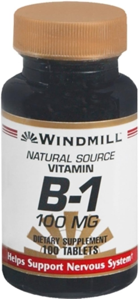 Vitamine B-1 100 mg tabletten 100 tabletten (verpakking van 2)
