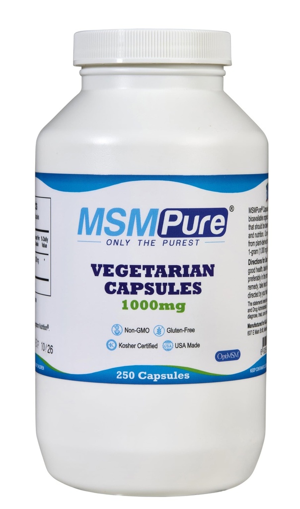 KALA GEZONDHEID MSMPure MSM Vegetarische Capsules 