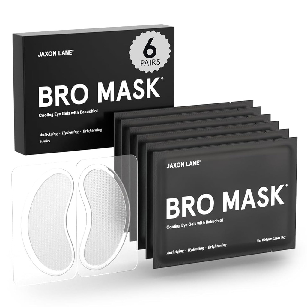 BRO MASK Under Eye Patches for Men Skin Care 