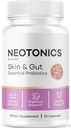 Neotonics Capsules - Officiële Neotonics Skin & Gut Essential Probiotics, Advanced Formula Neotonics Skin and Gut Organic, All Natural Supplement Neotonics Review, 30 Capsules for 1 Month