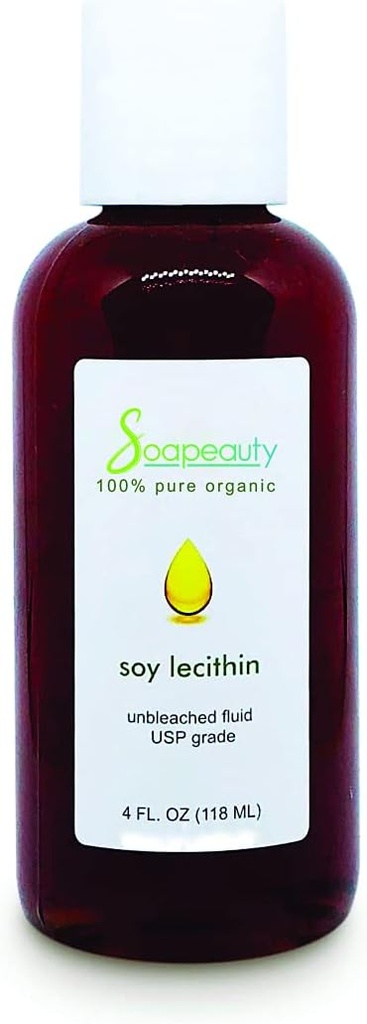 Soapeauty Lecithine Soy Fluide liquide non écru Huiles pour cheveux Santé 4 à 7 LBS (Taille : 8 OZ)