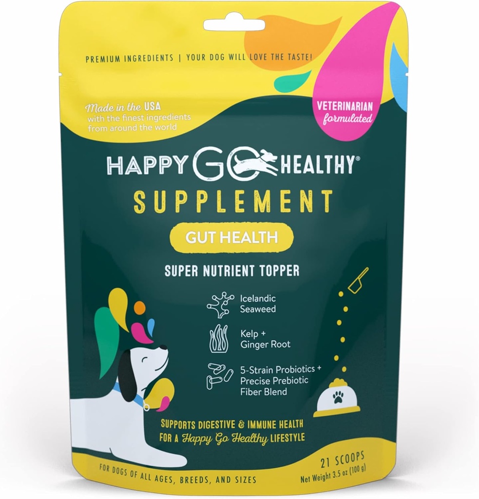 Dog Gut Health Probiotics Supplement 