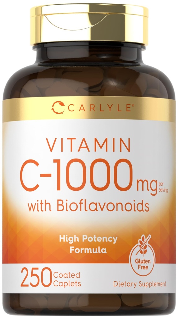 Carlyle Vitamine C 1000mg met Rose Hips en Citrus Bioflavonoïden 