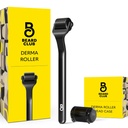 De Beard Club Premium Derma Roller voor Gezicht, Lichaam en Scalp - Microneedling Roller voor mannen en vrouwen met 540 Titanium Microneedles - voor haar en baard - Gewogen metalen handvat - magnetische opslag geval