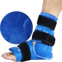 Atsuwell Enkel Ice Pack Wrap, Herbruikbare Ice Pack voor Enkel, Grote Gel Cold Pack Voet voor Koude Compressie, Flexibele Heel Gel Pack voor Mannen Vrouwen, Ontspanning