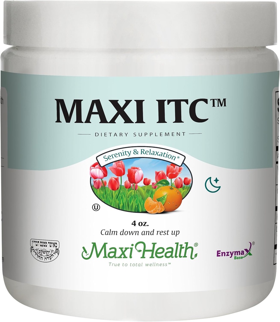 Maxi Health ITC - Inositol - met Taurine en Vitamine C - Calming Formula - 4 Ounce Powder - Kosher