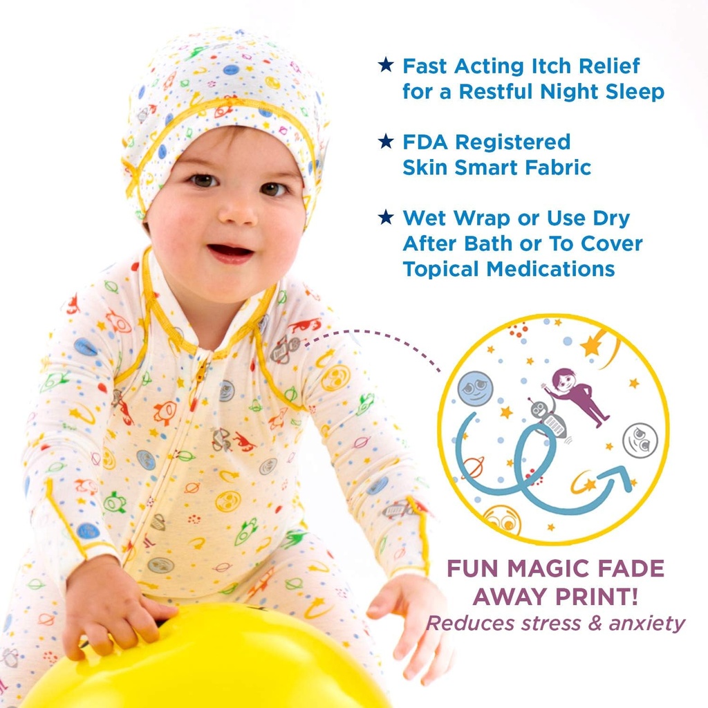 Eczeem Cradle Cap Rash + jeuk Relief voor matige tot ernstige scalp eczeem & Seborrheic Dermatitis Slaapbehandeling - Baby & peuter