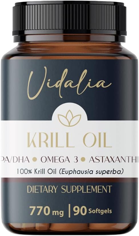 Vidalia biedt een krachtige bron van Omega-3 afgeleid van Antarctische Krillolie, hoge inhoud van FOSPHOLIPIDS, Choline en ASTAXANTHIN, biedt superieure biologische beschikbaarheid. Free Heavy Metals.