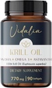 Vidalia biedt een krachtige bron van Omega-3 afgeleid van Antarctische Krillolie, hoge inhoud van FOSPHOLIPIDS, Choline en ASTAXANTHIN, biedt superieure biologische beschikbaarheid. Free Heavy Metals.