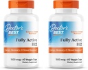 Dokter's BEST volledig actief B12 1500 mcg, non-GMO, veganistisch, glutenvrij, ondersteunt gezond geheugen, stemming en circulatie, 60 telling (pakket van 2)