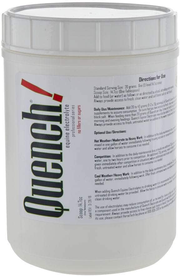 Quench technique de cheval ! Electrolytes 4LB