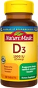 Nature faite de vitamine D3, 100 comprimés, vitamine D 1000 UI (25 mcg) aide à soutenir la santé immunitaire, les os forts et les dents, et la fonction musculaire, 125 % de la valeur quotidienne de la vitamine D dans un comprimé quotidien