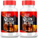 (2 Pack) Fat Burn Active Pillen, Fat Burn Active Advance Keto Formula - Advanced Weight Loss Support, Alle natuurlijke Keto Supplement, Fat Burn Keto Vitaminen, FatBurn Keto Actieve Reviews (120 Capsules)