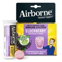 Airborne Vlierbes Extract + Vitamine C 1000mg (per portie) - Bruistabletten (20 Tellen in een doos), Glutenvrije Immune Ondersteuning Supplement, met Vitaminen A C E, Zink, Selenium, Suikervrij