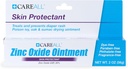 CareAll Zinc Oxide 20% Skin Protectant Barrier Ointment 2 oz, Relieves, Treats and Prevents Minor Skin Irritations due to Diaper Rash. Helps Seal Out Wetness. Protects Chafed Skin.