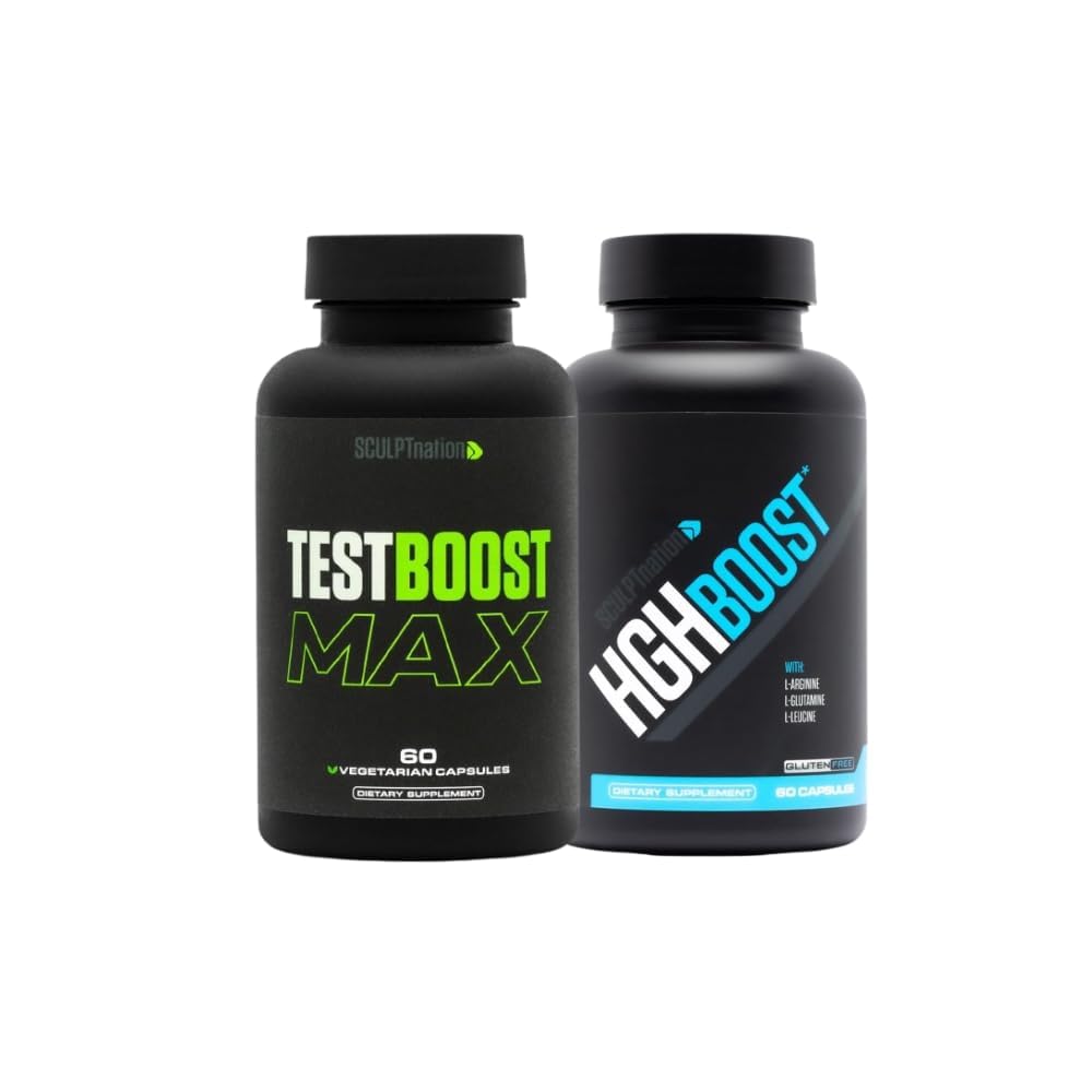 Sculpt Nation by V Shred Test Boost Max et L Arginine Bundle