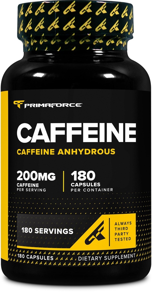 Primaforce Cafeine Pillen 200mg, 180 Capsules