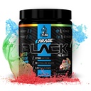 eFlow Nutrition Enrage Black High Stimulant Pre Workout Supplement - Preworkout Powder to Boost Energy, Pumps and Strength - 4 Smaken (30 Serves) (Sour Gummy)