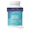 Microbiome Labs Mega IgG2000 Capsules - Dairy Free Bovine Colostrum Supplement Alternatief - Immunoglobuline Supplement van Bovine Serum ter ondersteuning van de spijsvertering (120 capsules)