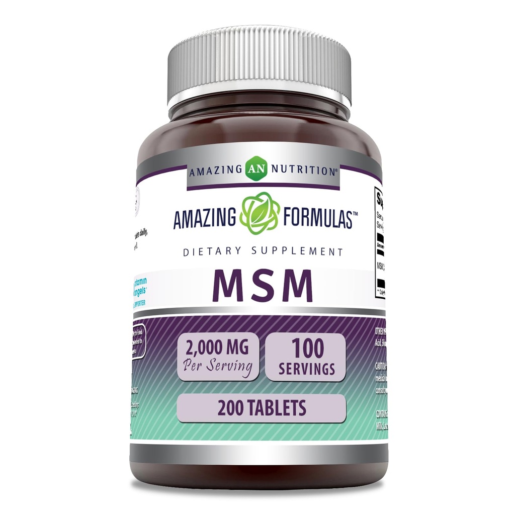 Verbazingwekkende Formules MSM (Methylsulfonylmethaan) Supplement 