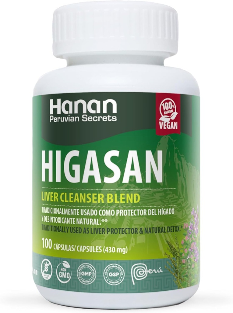 Hanan Higasan Leverreiniger Blend 100 Capsules 