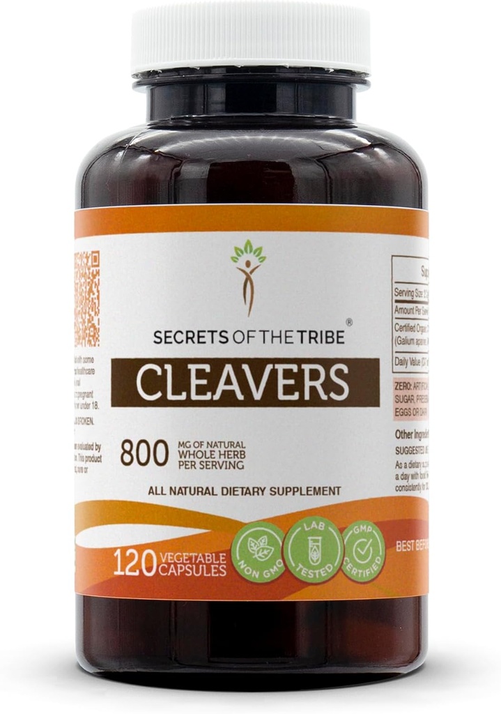 Geheimen van de stam Clears 120 capsules, 800 mg, Clears (Galiumaparine) Gedroogd kruid (120 capsules)