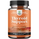 Herbal Thyroid Support Complex - Potent Kelp Jodium Supplement met L Tyrosine, Bladderwrack, Selenium & Pure Ashwagandha voor Hormone Balance - Mood & Energy Dieetpillen - 120 Halal Capsules
