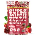 Gommies de chèvres en chaleur SuperMush - Gommies de chèvres en chaleur pour les hommes et les femmes avec Cordyceps, Reishi & Maca Root - Maximisez le flux sanguin, Ignite Feel-Good Vibes & Lasting Energy