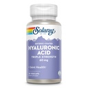 SOLARAY Hyaluronique Acid Triple Strength - Skin Elasticity and Firmness Support - Plus Vitamine C - Lab Vérifié, 60 jours Garantie de remboursement, 30 portions, 30 VegCaps