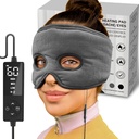 sticro Sinus Relief Mask Moist Heat met 3 Temp-instellingen, Ex-Large Hoofdpijn Masker Electric Face Heating Pad voor Sinus Pressure Relief, Migraine, spanning hoofdpijn verlichting
