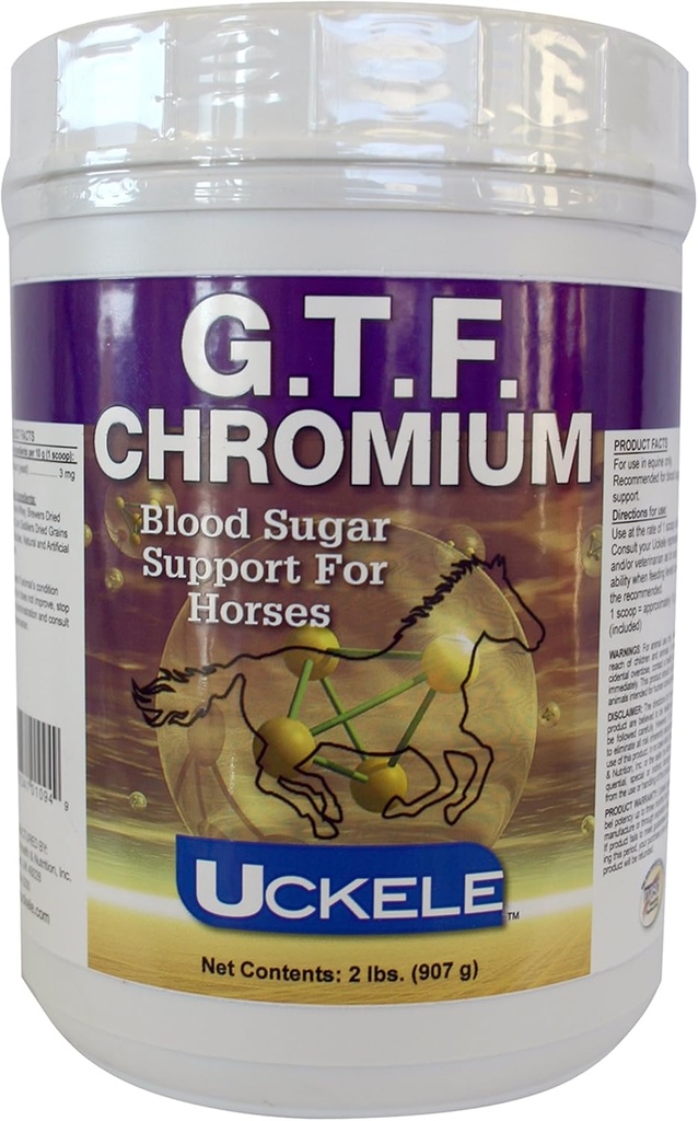 Uckele G.T.F. Chromium Horse Supplement - Equine Vitamin & Mineral Supplement - 2 pond (lb)