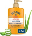 Gold Bond Medicinated Anti-Itch Body Lotion 5.5 oz, Steroid Free, Snelle Acting Itch Relief