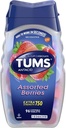 Tums Antacidum/Calcium Supplement, Extra sterkte 750, Kauwtabletten, Assorted Berry 96 tabletten door TUMS (Original Version)